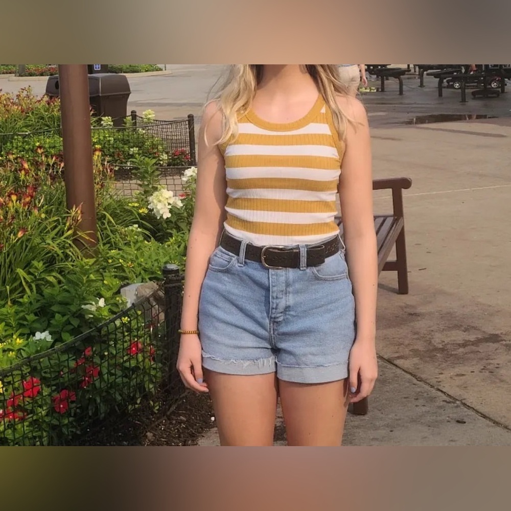 American Eagle striped tank top